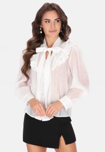 Блуза faina Button-down blouse, White