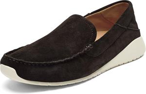 Мужские туфли-лоферы OLUKAI Ka'a, премиальные материалы и мастерство итальянской замши, современный и стильный дизайн, удобная посадка и поддержка на весь день, Dk Wood/Dk Wood