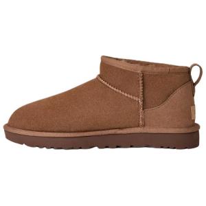 UGG Классические ультра мини термо сапоги женские Dark Brown до щиколотки