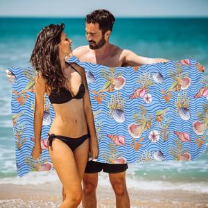 Банные полотенца Uandlove, большие песчаные хлопковые полотенца, полосатые пляжные полотенца, большие размеры 30x60 дюймов, толстые, цвет D