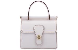 Кожаная сумка Willis, миниатюрная женская наплечная сумка через плечо белого цвета COACH