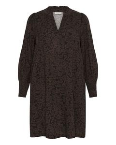 Платье KAFFE CURVE Bella, шоколадный