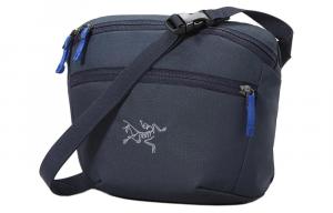 Arcteryx 2,5-литровый поясной рюкзак для активного отдыха из переработанного полиэстера сапфирово-черный унисекс, Sapphire Black with Active Color