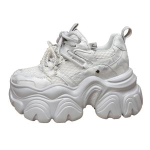 Низкие массивные кроссовки женские серебристые Forest Princess, Silver