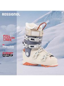 Rossignol Женские лыжные ботинки All-Mountain, ALLTRACK Quick-Fit для продвинутых лыжников, зеленые, жесткость 90, размер 39, 39/39.5