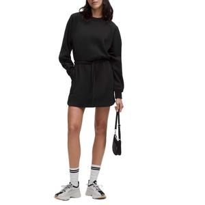 Женское платье с длинными рукавами Scuba Series Lululemon, черный