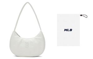 Искусственная кожа Сумка через плечо Классическая темно-кремовая MLB