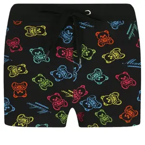 Шорты стандартного кроя Moschino, черный