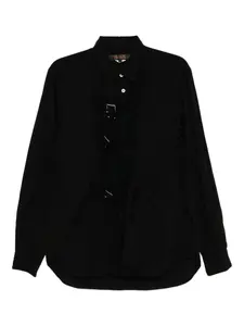 Рубашка с двойной пряжкой Black Comme Des Garçons, черный