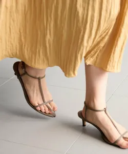 Сандалии с острыми ремешками Babylone, цвет Beige 55