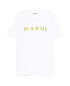 Футболка с логотипом Marni, белый