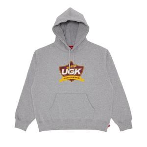 Толстовка Supreme UGK Hooded Sweatshirt, серый
