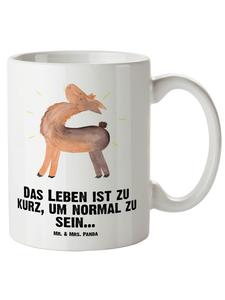 Кружка XL Lama с надписью "Singing in White" Mr. & Mrs. Panda