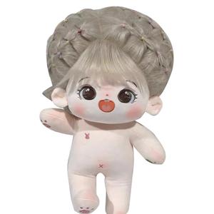 Обратимый большой плюшевый кукла с текстурой каштана, высота 40 см Dolls and bears dance, Large Chestnut Baby + Braided Hairstyle