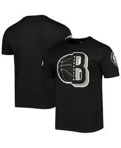 Мужская черная футболка Brooklyn Nets Mash Up Capsule Pro Standard