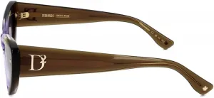 Женские повседневные солнцезащитные очки DSQUARED2, 2ro Brown Lilac