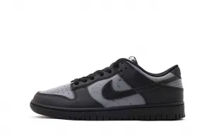 Nike Dunk Leather Wrapping, износостойкие и нескользящие низкие кроссовки для скейтбординга Unisex черно-серые