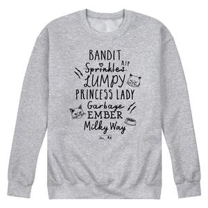 Мужской свитшот The Office List Of Angela's Cats Licensed Character