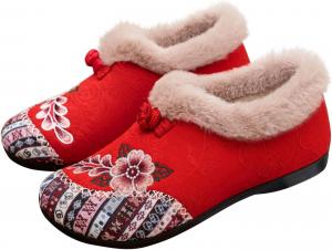 Женские зимние ботинки с теплой подкладкой из искусственного меха, водонепроницаемые утепленные ботинки для улицы, зимние ботинки на каждый день Generic, Red