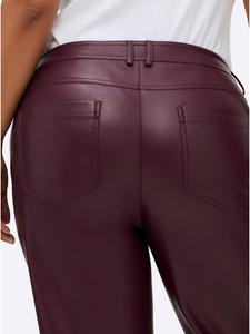 Тканевые брюки sheego, бордовый