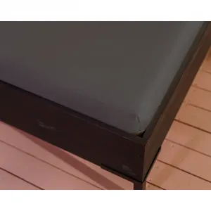 Простыня кайори «Сизу», органический хлопок Kayori, антрацит