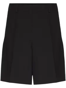 Шерстяные шорты-бермуды VALENTINO GARAVANI, черный