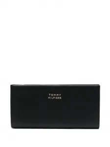 Кошелек с логотипом Tommy Hilfiger, черный