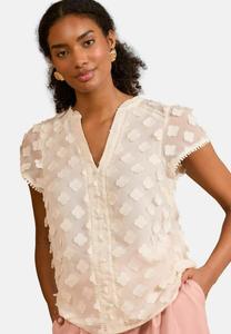 Блуза Love & Roses 3D SLEEVE , White Ecru/Off-White