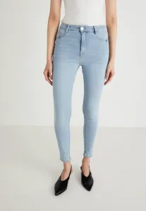 Джинсы molly с высокой талией, узкий крой Gina Tricot, Sky Blue