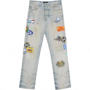 Джинсы прямого кроя Amiri, светлый синий