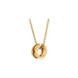 Колье b.zero1 из желтого золота с бриллиантами Bulgari