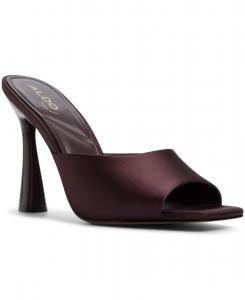 Женские сандалии Alyshaa с открытым носком ALDO, Brown Satin