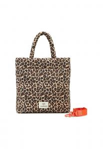 Сумка-шоппер Les Visionnaires Tote bag, Leo Print/Brown