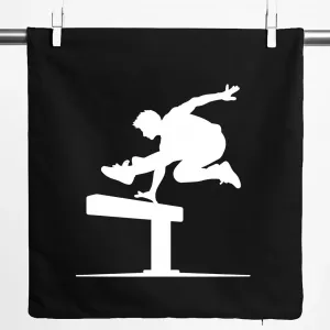 Наволочка Huuraa Parkour Freerunning Gift 40x40cm Черный хлопок Подарок для паркура Hellweg Druckerei