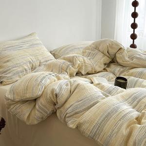 MUJI Комплект постельного белья 1,2 м, 3 предмета, пододеяльник 150x200 см, ткань Xianfeng Woven