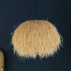 Подвесной светильник Steinhauer Grass, бежевый - лист растения - 53 x 150 x 53 см