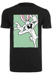 Классическая футболка Merchcode Shirt Looney Tunes Bugs Bunny Funny Face, черный