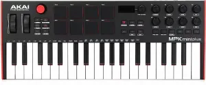 Akai Professional MPK Mini Plus - 37-клавишный MIDI-контроллер с драм-пэдами и интеграцией с DAW OEM