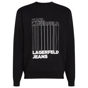 Толстовка Karl Lagerfeld Reg Barcode, черный