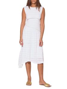 Асимметричное платье-миди Ambrosia Walter Baker, слоновая кость