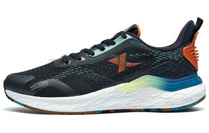 Кроссовки мужские с низким верхом, черные/зеленые Xtep