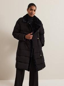 Куртка из фугу ким Phase Eight, черный