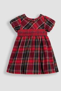 Платье для вечеринки в клетку Jojo Maman Bébé, красный