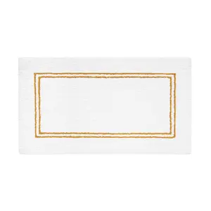 Коврик для ванной Continental Graccioza, белый/золотой