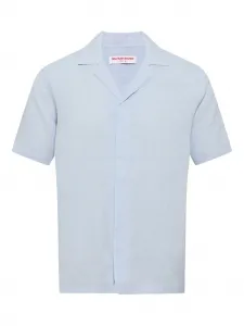 Льняная рубашка Maitan Orlebar Brown, синий