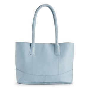 Ameri Кожаная повседневная кожаная большая сумка Ameri Leather, цвет Light Blue