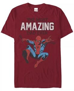 Футболка мужская Amazing Dad с коротким рукавом и круглым вырезом Fifth Sun, красный