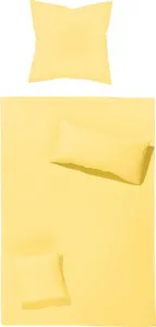 Постельное белье Würzburg" желтое 1x 135x200 см + 1x 80x80 см" Erwin Müller