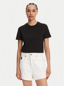 Футболка обычного кроя 78HAHS04 Versace Jeans Couture, черный