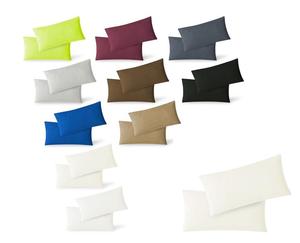 Наволочки из трикотажа, комплект из 2 эконом-упаковок на молнии, высокое качество, 40 х 60 см, натуральный Südseetraum